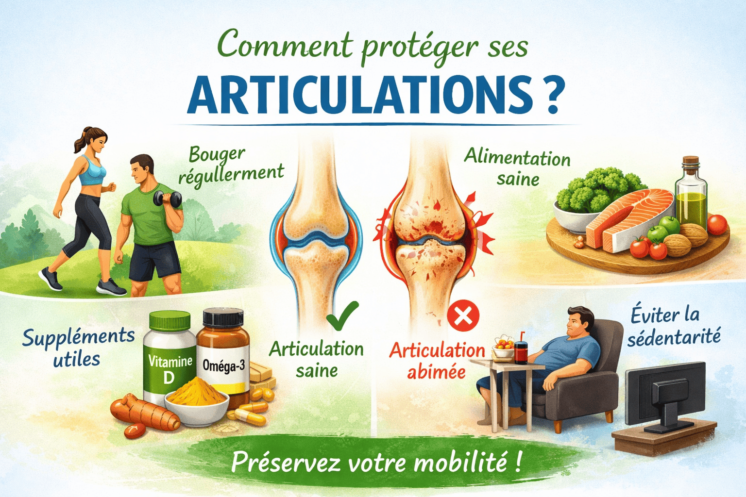 comment préserver ses articulations